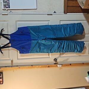 Patagonia Youth Powder Town Bib Snow Pants: BLUE: NEW WITH TAGS: SIZE XXL